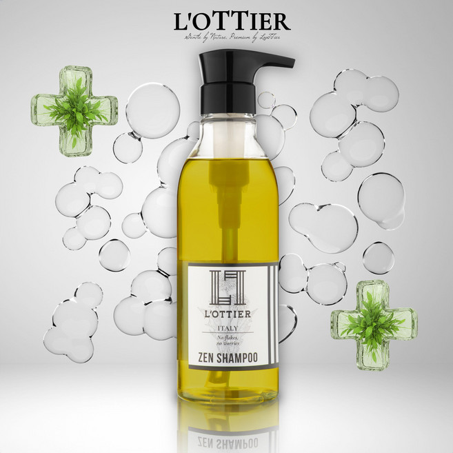 로띠에르 젠 비듬샴푸 두피 뾰루지 가려움 각질 모낭염 케어 샴푸, 1개, 500ml