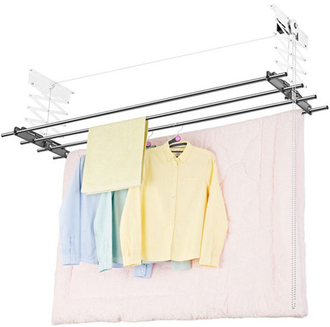 웰렉스 천정형 빨래건조대 CH4180 직선봉 반자동건조대, 6.직선봉 반자동건조대 CH4180, 1개