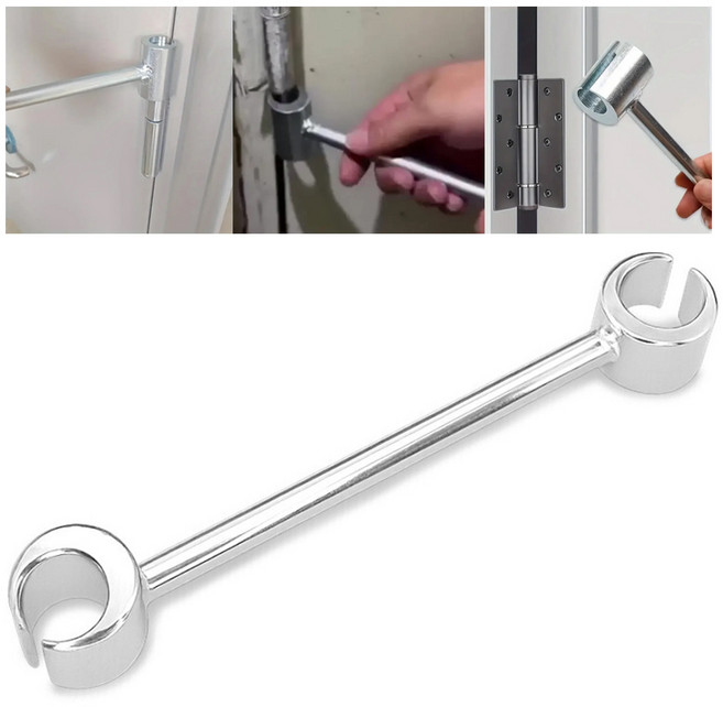 아이베란다 도어 경첩 렌치 현관문 수평 뒤틀림 수리 공구 S 200mm, 1개