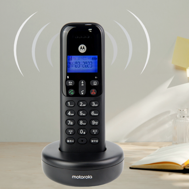 KT SK 호환 발신자표시 모토로라 일반 무선전화기 스피커폰 소리큰 식당 가정용 추가증설 알티폰, 2세대전화기 4대까지증설가능