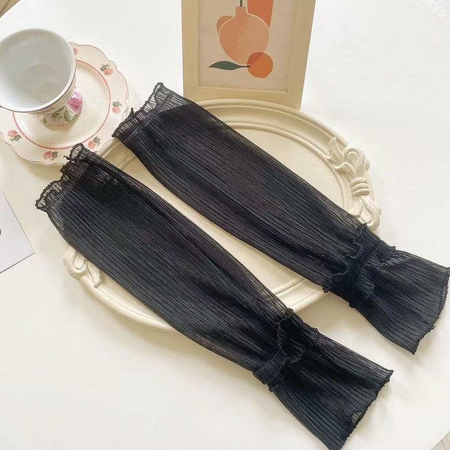 해피유 하늘하늘 레이스 팔토시