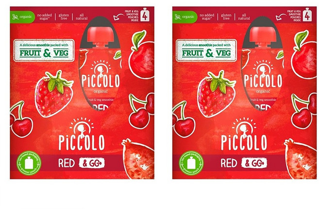 피콜로 아기이온음료 스무디 레드 90g 4입 2팩