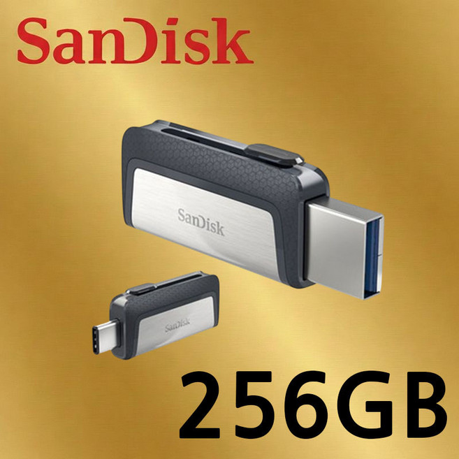 샌디스크 울트라 듀얼 C타입 Type c OTG겸용 USB DDDC2, 256GB, 1개