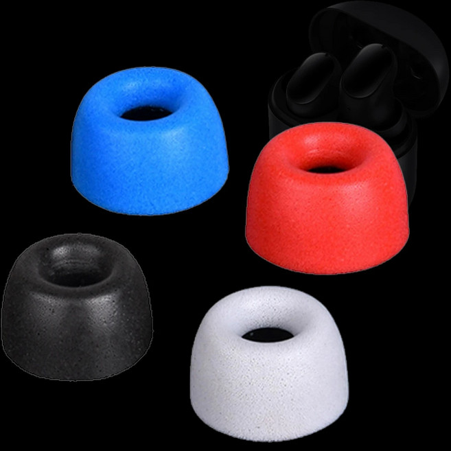 샤오미 레드미 버즈 3 프로 TWS 팁 메모리 폼 이어팁 레드미 에어닷 3 프로 이어팁 소음 감소 이어캡 6 개, 5.Black - S-3Pairs, 1개