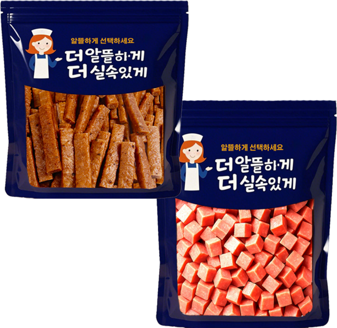 1+1 강아지 대용량 500+500(스틱+큐브)혼합2종 by수제명가, 2개, 500g, 소고기스틱+소고기큐브