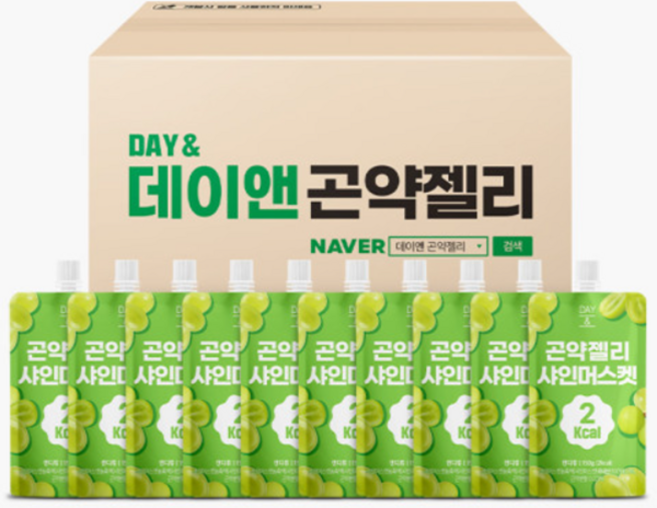 [참앤들황토농원]데이앤 샤인머스켓 곤약젤리 150g 30포, 150ml, 5세트