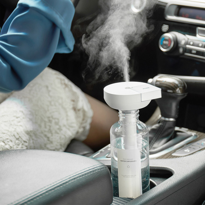 프롬비 워터캡슐2 무선 생수병 가습기, FA145, 그레이
