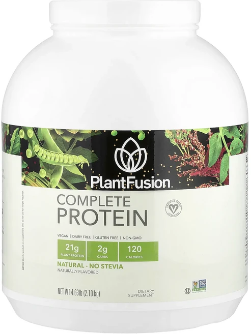 정말좋습니다 PlantFusion Complete Protein 천연 2.1kg(4.36lb) 빠르게배송해드릴게요, 21kg, 1개 - 쿠팡