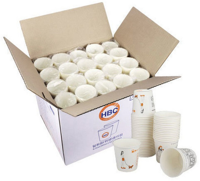 국내산 무형광 천연펄프 자판기용종이컵(1000개입), 1개