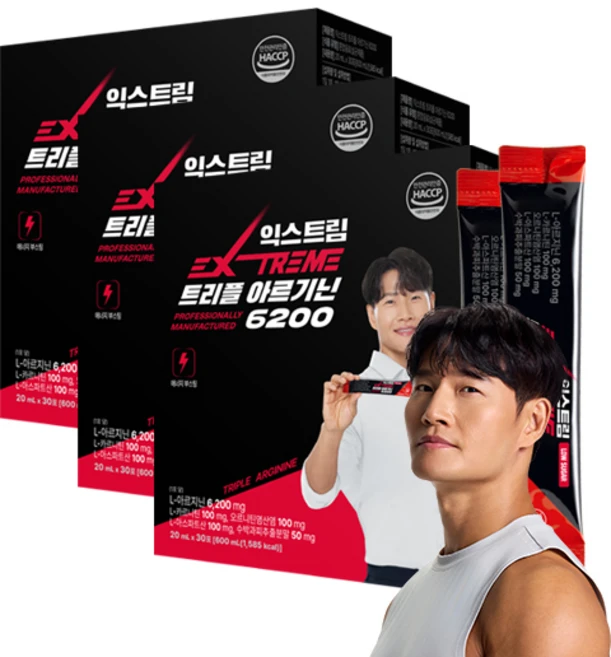익스트림 트리플 아르기닌 6200, 600ml, 3개 - 쿠팡