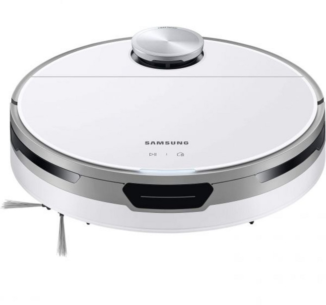 삼성 스마트 전원 정확한 마루 카펫 러그 머리카락 방지 다중 청소 Jet Bot 로봇 무선 진공 청소기 VR30T80313W AA 화이트