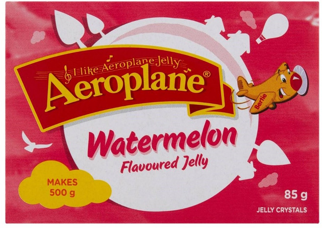 호주 에어로플레인 수박맛 젤리 믹스 파우더 85g Aeroplane Watermelon Jelly, 1개