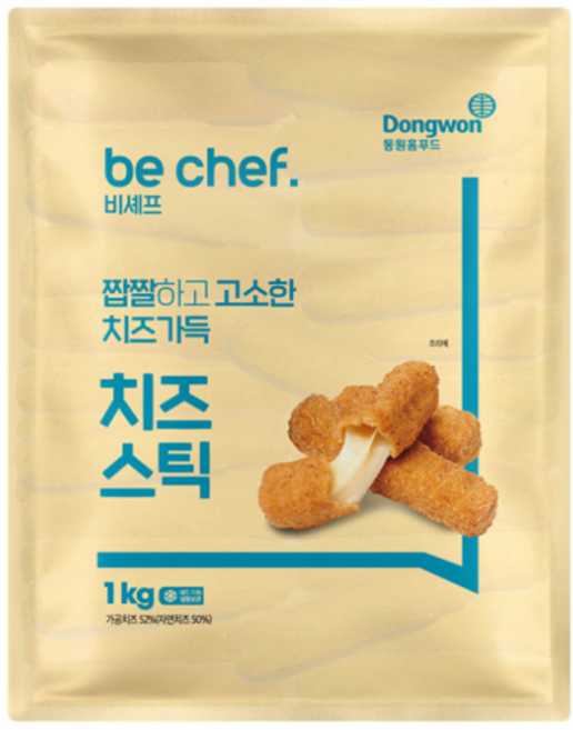 동원홈푸드 비셰프 치즈스틱 1kg 냉동, 1개