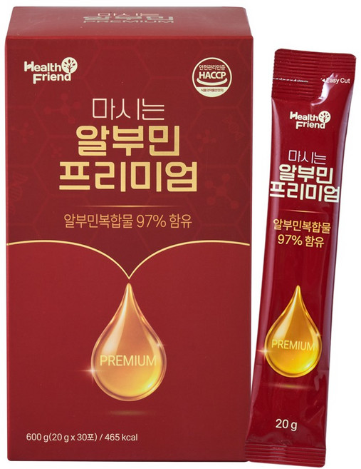 헬스프랜드 마시는 알부민 프리미엄 30p, 1개, 600g
