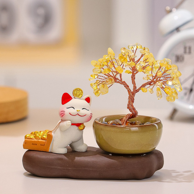 소베스트 골드냥 인테리어 소품 마네키네코 장식 3종 행운 재물운, 배송