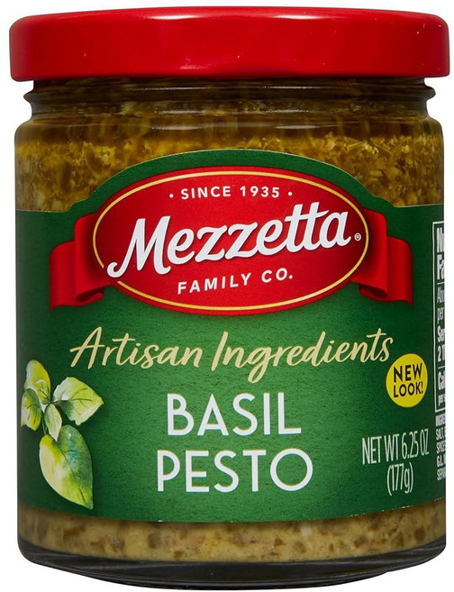 메제타 바질 페스토 소스 6.25온스, Mezzetta 바질 페스토 소스, 177.2g(6.5, 1개, 177g