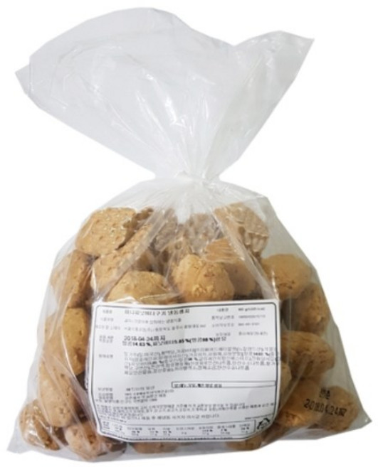 1528. 미니피넛 버터쿠키 냉동생지 - 900g(1봉 48~50개입) [하절기 아이스박스 무료], 900g, 1개