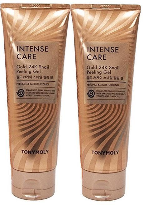 토니모리 인텐스케어 골드 24K 스네일 필링 젤, 150ml, 2개