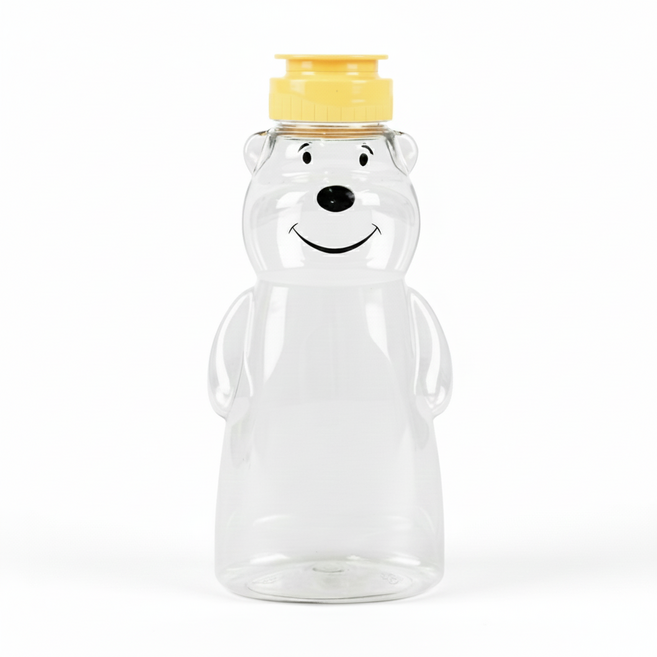 키친코디 꿀통 곰돌이소스통(대) 360ml, 1세트