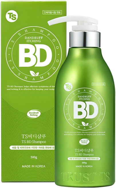 TS 비디 비듬샴푸 상큼한 오렌지향, 500g, 1개 - 쿠팡