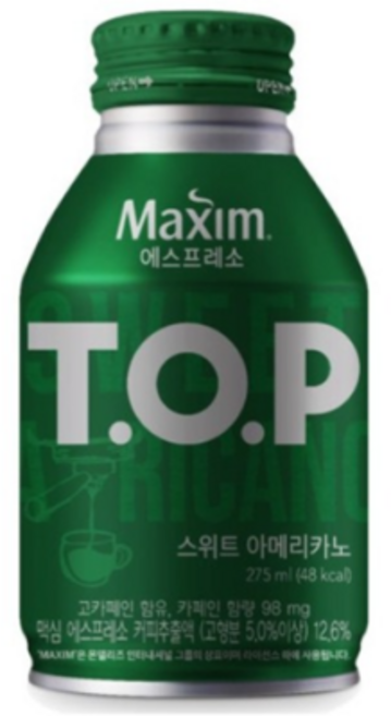 맥심 티오피 스위트 아메리카노, 275ml, 6개