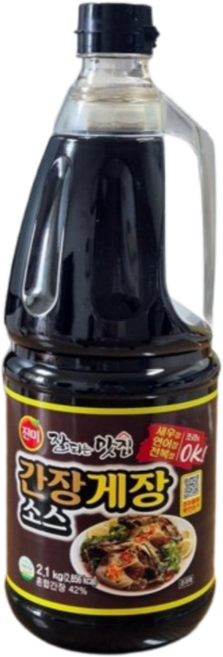 진미 간장게장 소스, 2.1kg, 3개