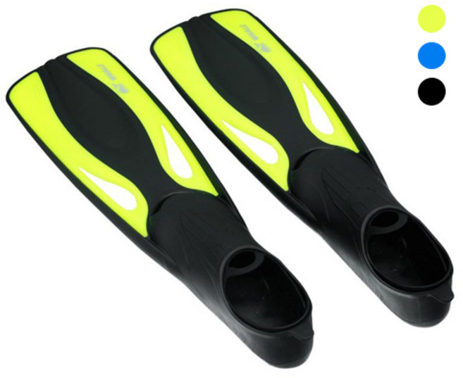 막심 스포츠 웨일 수영 바다 오리발 롱핑 엑셀, 옐로우