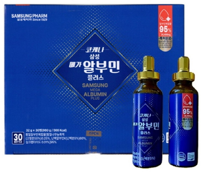 코케나 삼성 메가 알부민 플러스 32ml x 30병, 1개, 1정