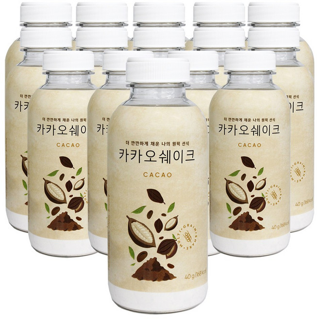원픽선식 카카오 쉐이크, 40g, 15개