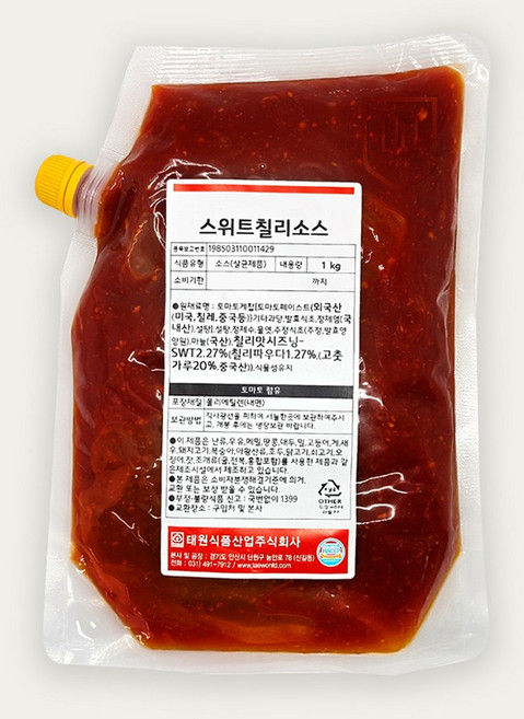 태원 스위트칠리소스 1kg, 1개