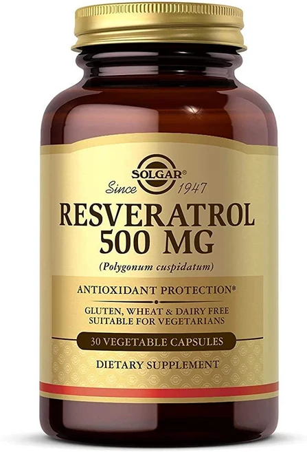 솔가 레스베라트롤 500mg 캡슐 30정, 1개 - 쿠팡
