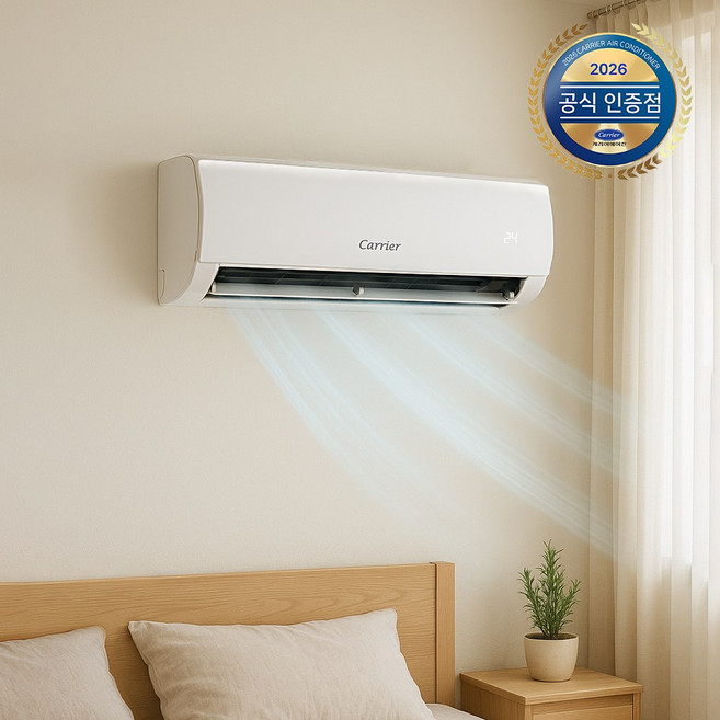 캐리어 공식인증점 인버터 벽걸이 에어컨 OARB-0081FAWSD 8평 (기본설치비포함전국), 일반배관형
