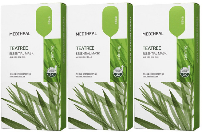 메디힐 티트리 힐링솔루션 에센셜 마스크팩, 10개입, 3개