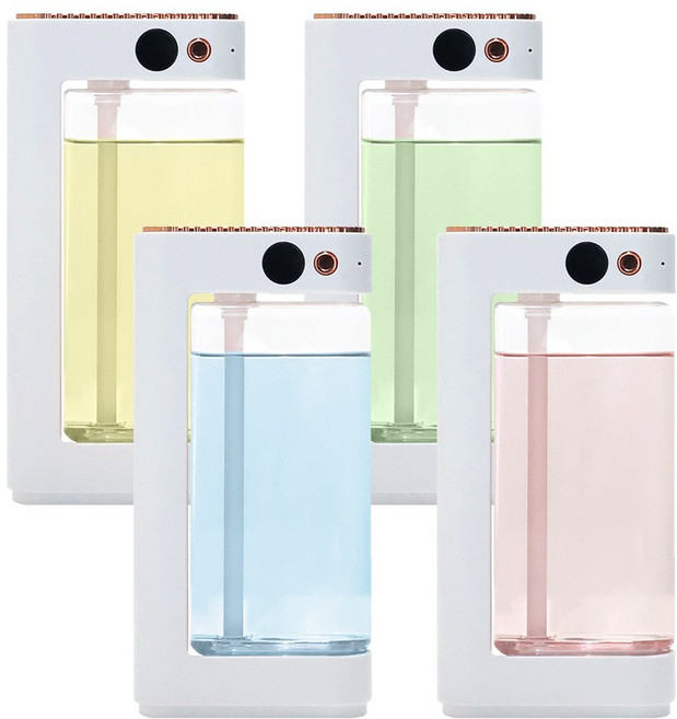 HK sell 플라베일 오래가는 배터리 전자 방향제 충전식 자동분사 향기 관리기(본체+디퓨저), 1세트, 260ml, 블루쿨미스트