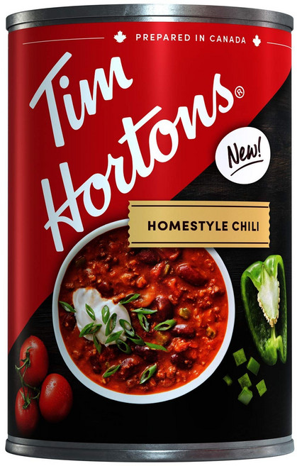 캐나다 팀홀튼 스프 그래롤라 영양바 아침식사대용, 1.팀홀튼 소고기 칠리 425g x 5캔, 425g