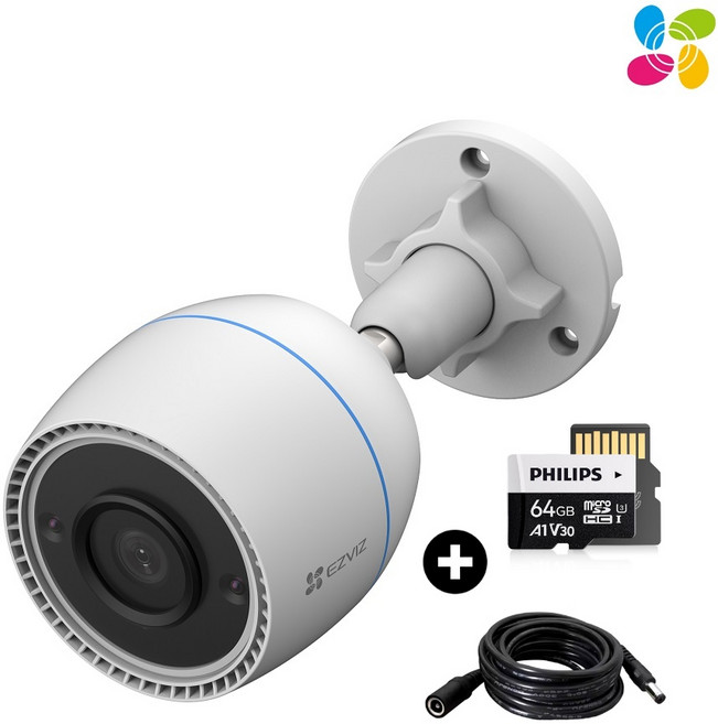 이지비즈4백만화소인공지능 신형 홈캠 가정용CCTV 무선 네트워크카메라, H3c