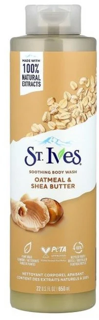 (아이허브) 수딩 바디 워시 오트밀 시어버터 650ml(22fl oz) 해외, 650ml, 1개 - 쿠팡