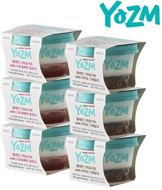 요즘 플레인with딸기콩포트+벨베티with크리스피그래놀라, 1개, 130g