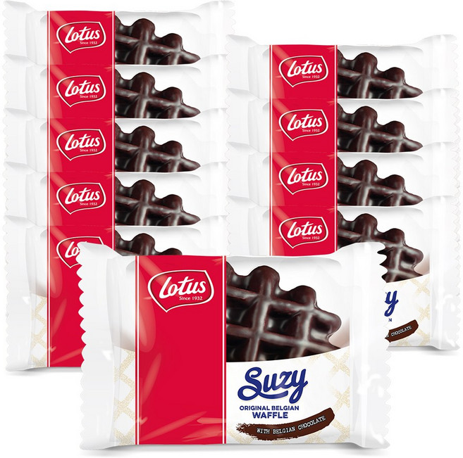 로투스 벨기에 와플 초코, 10개, 57.5g