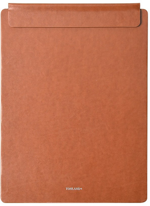 톤랜드 A4 마그넷 가죽 클립보드, 1개, 브라운