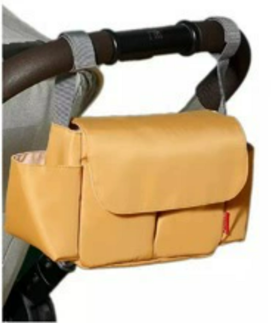 VELYO 베이직 다용도 기저귀가방 유모차가방 기저귀정리 가방, 연브라운