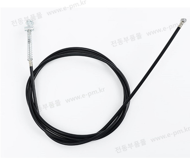 전동킥보드 디스크 브레이크 케이블 드럼브레이크 와이어, 블랙, 1개, 뒷바퀴용 1.9~1.95M, 전동킥보드 드럼 와이어