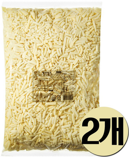 서울우유 펠렛치즈C 2.5kg 모짜렐라 자연치즈 업소용, 펠렛C, 2개