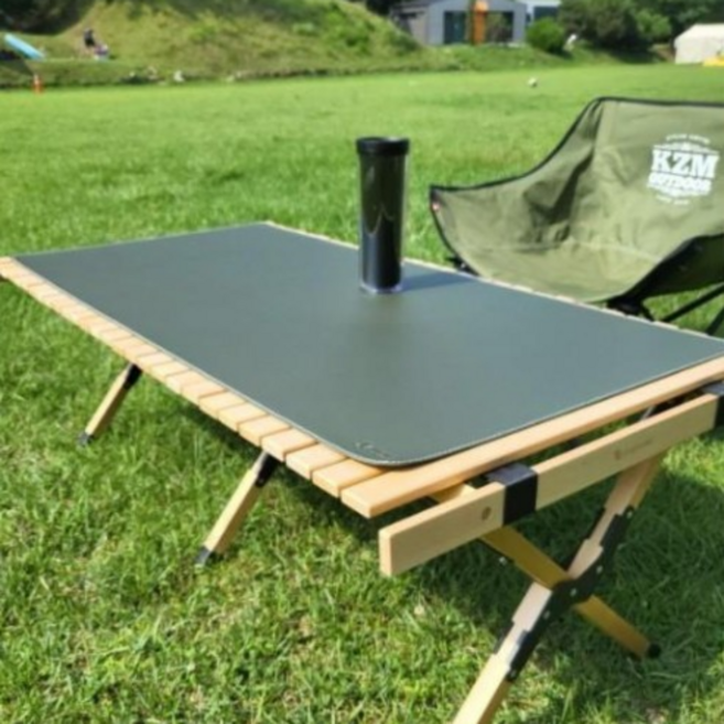 인사이트아웃도어 캠핑 테이블매트 장패드, 리얼카키