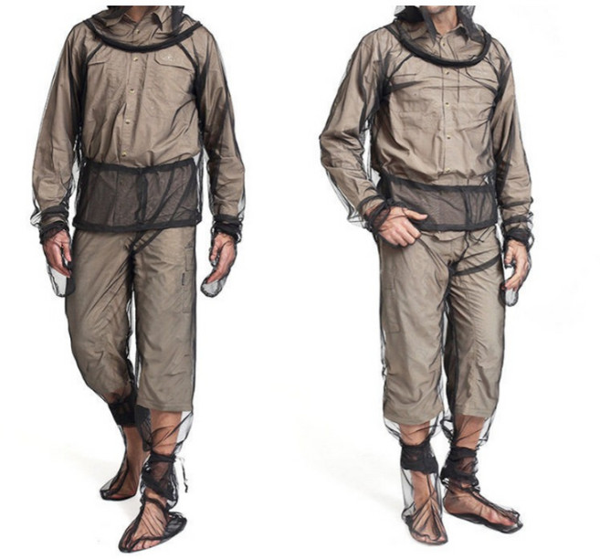 모기장 옷 방충복 방지 통기성 메쉬 의류 야외 활동 하이킹 낚시 보호복 벌초 전신, 1개