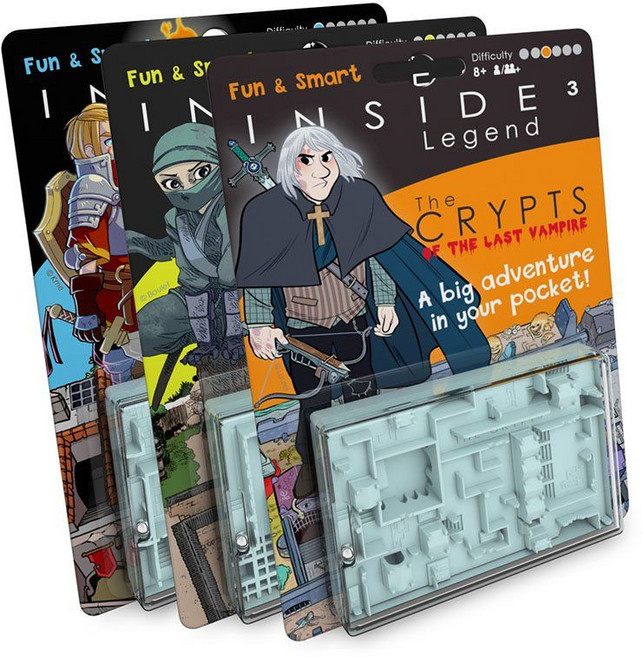 입체 3D 미로 퍼즐 지옥 난이도 높은 IQ 뇌 연소 교육 장난감 소년을 위한 선물 놀이, 전설시리즈 -3 모델