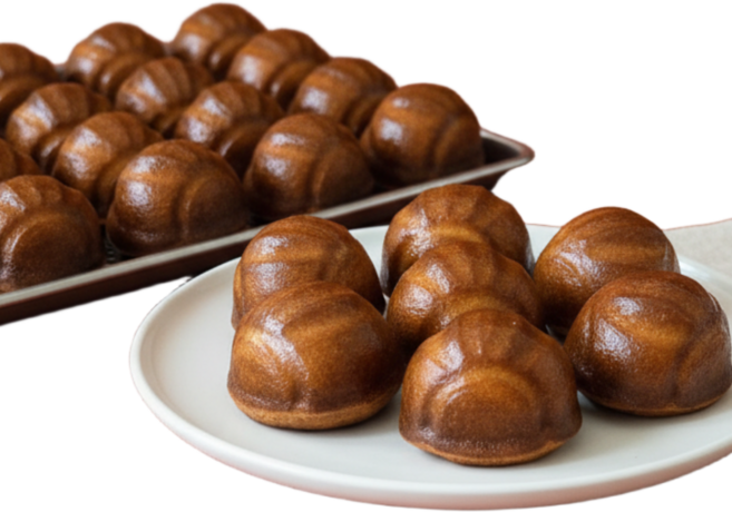 상하이 버터떡 밤모양 개별포장 고메버터 찹쌀떡 카페 블룸 어린이집 간식 루씨허, 10개, 38g