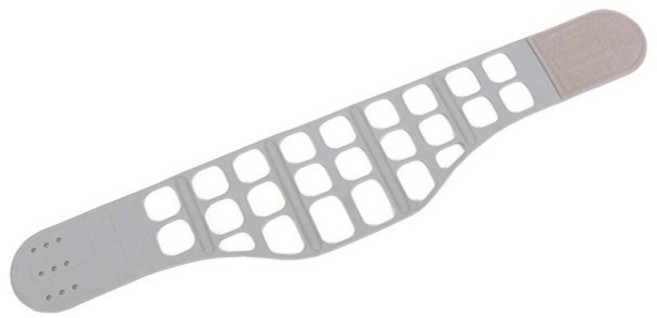 탑건강 실리콘벨트 그레이, 1개