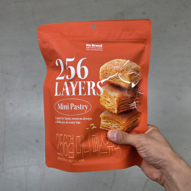 노브랜드 256겹 미니 페스츄리, 1개, 90g