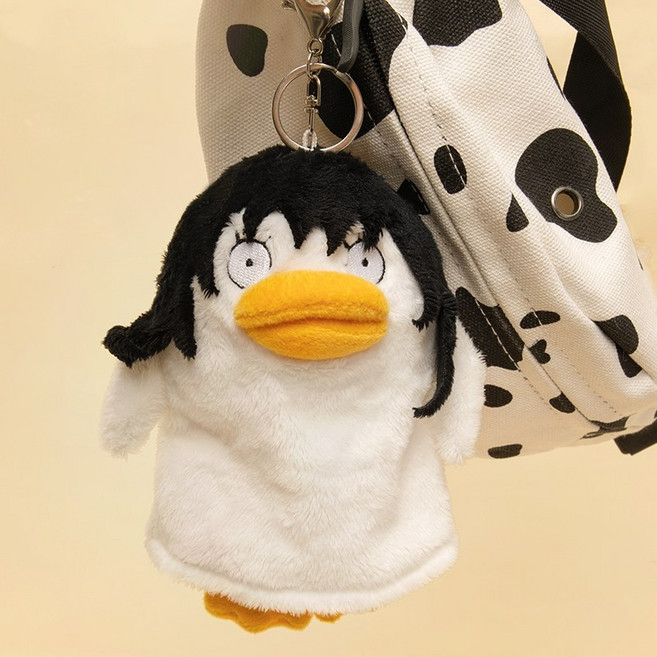 은혼 엘리자베스 카츠라 가발 가방 키링 웃긴 숨겨진 다리 봉제 인형 펜던트